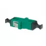 Telegärtner αρθρωτή μονάδα Keystone RJ45 Cat.6A θωρακισμένη πράσινη 1 θύρα