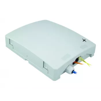 Telegärtner ODB54 Κουτί συγκόλλησης οπτικών ινών, IP54, επιτοίχια τοποθέτηση, ανοιχτό γκρι (RAL 7035)