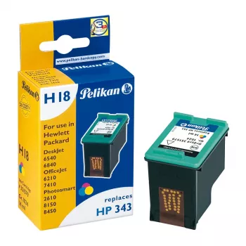 Pelikan Μελανοδοχείο μελάνης για HP C8766EE (HP 343) - Τρίχρωμο, Standard Yield
