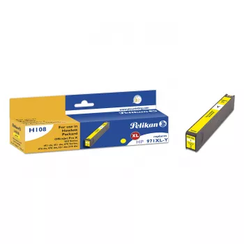 Pelikan συμβατό δοχείο μελανιού για HP CN628AE (κίτρινο, υψηλής απόδοσης) - σειρά 107