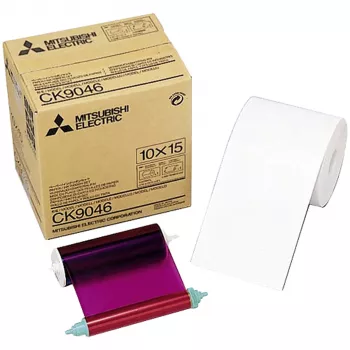 Mitsubishi Electric CK 9046 10 x 15 cm 600 εκτυπώσεις χαρτί Dye-Sublimation και κιτ μελανοταινίας