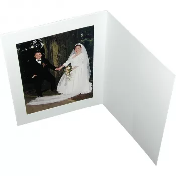 DAIBER Portrait Folders με Passepartout 15x20 λευκά ματ (συσκευασία 100 τεμ.)