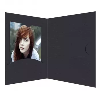 Daiber Opti-Line Foto-Taschen 5x7 cm μαύρες - συσκευασία 100 τεμ.