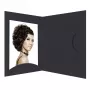 DAIBER Portrait Folders Opti-Line 10x15 cm μαύρα συσκευασία 100 τεμ.