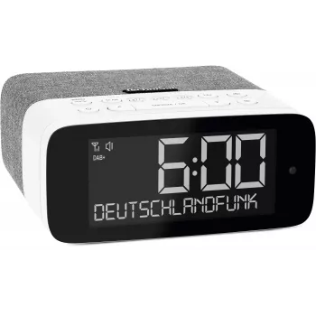 TechniSat DigitRadio 52 ASA DAB+/UKW ραδιόφωνο Bluetooth γκρι/λευκό
