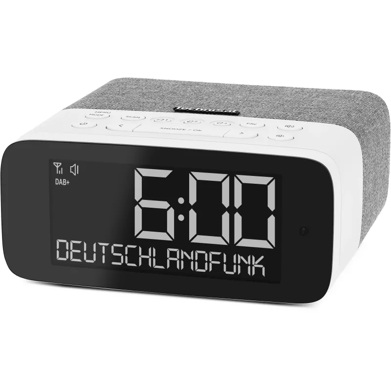 TechniSat DigitRadio 52 ASA DAB+/UKW ραδιόφωνο Bluetooth γκρι/λευκό