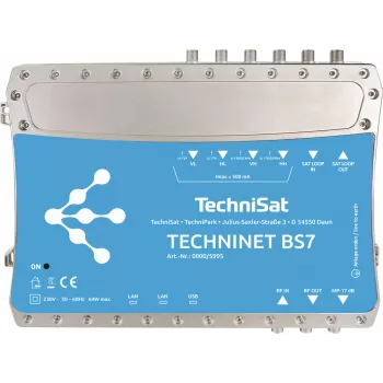 TechniSat TechniNet BS7 Ψηφιακός Συμπαγής Σταθμός Κεφαλής 16 Θέσεων DVB-S(2) / DVB-C (0000/5995)