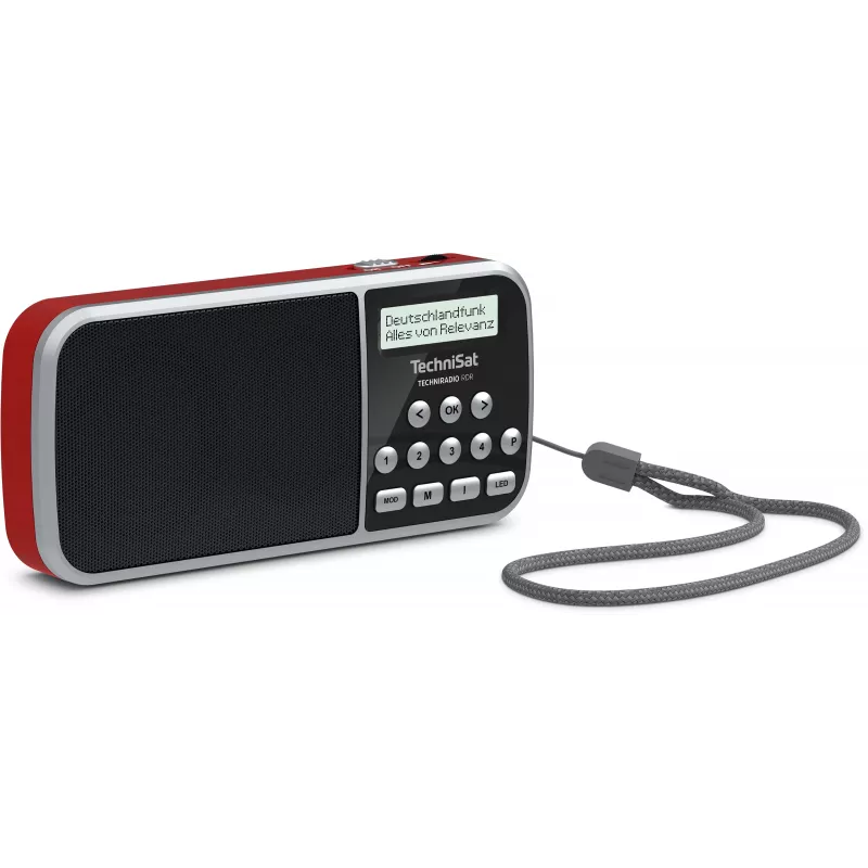TechniSat TechniRadio RDR DAB+ FM φορητό ραδιόφωνο κόκκινο