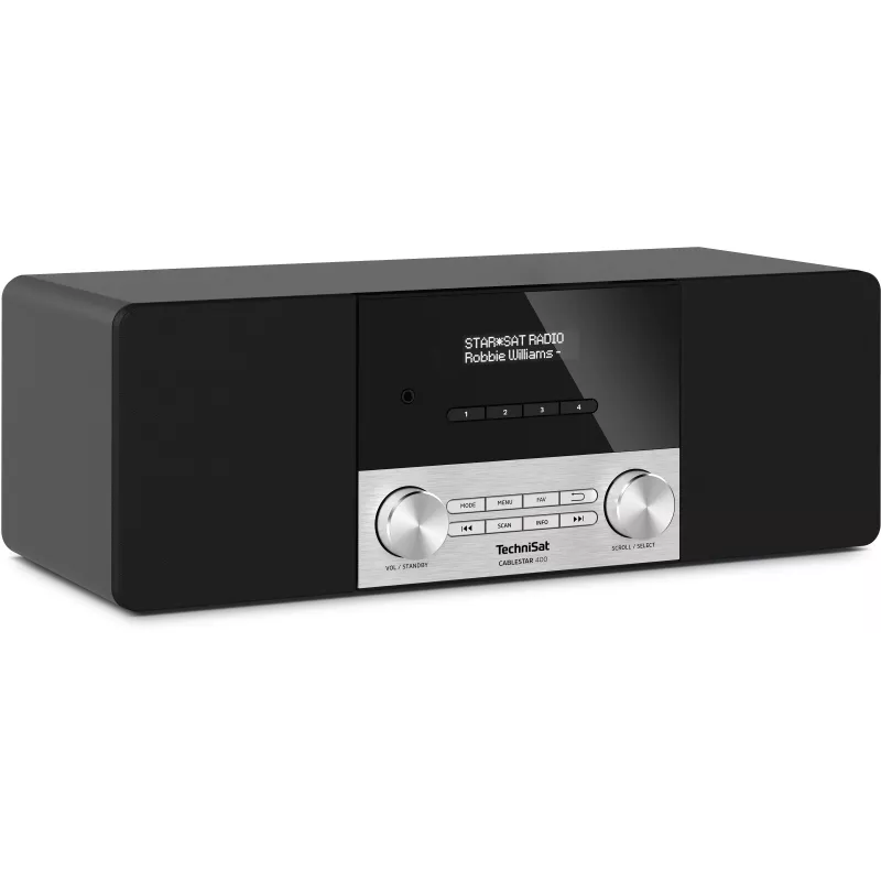 TechniSat CABLESTAR 400 DAB+ ραδιόφωνο με Bluetooth, 2 x 10 W, μαύρο