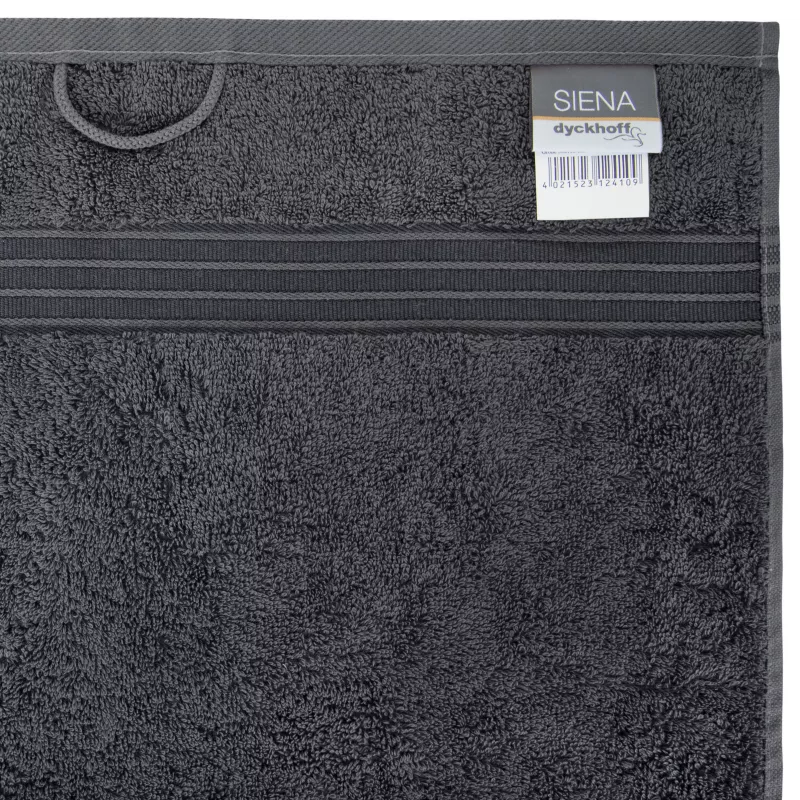 Dyckhoff Siena Πετσέτα ντους ανθρακί 70 x 140 cm