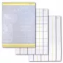Dyckhoff Mojito Cocktail Checkered σετ πετσέτες κουζίνας 3 τεμαχίων 50x70 cm