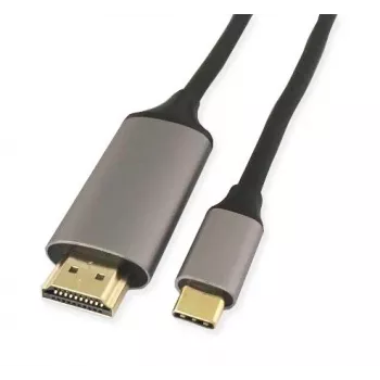KINDERMANN Καλώδιο προσαρμογέα USB-C σε HDMI, 5 m, Μαύρο (WLZ-4423 L=5m)