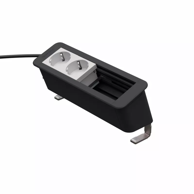 Kindermann CP Office Desk 4-Fold Μονάδα τραπεζιού με 2x πρίζες ρεύματος