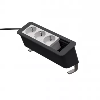 Kindermann CP Office Desk 4-Way 3 x Πρίζες ρεύματος (7550000203)