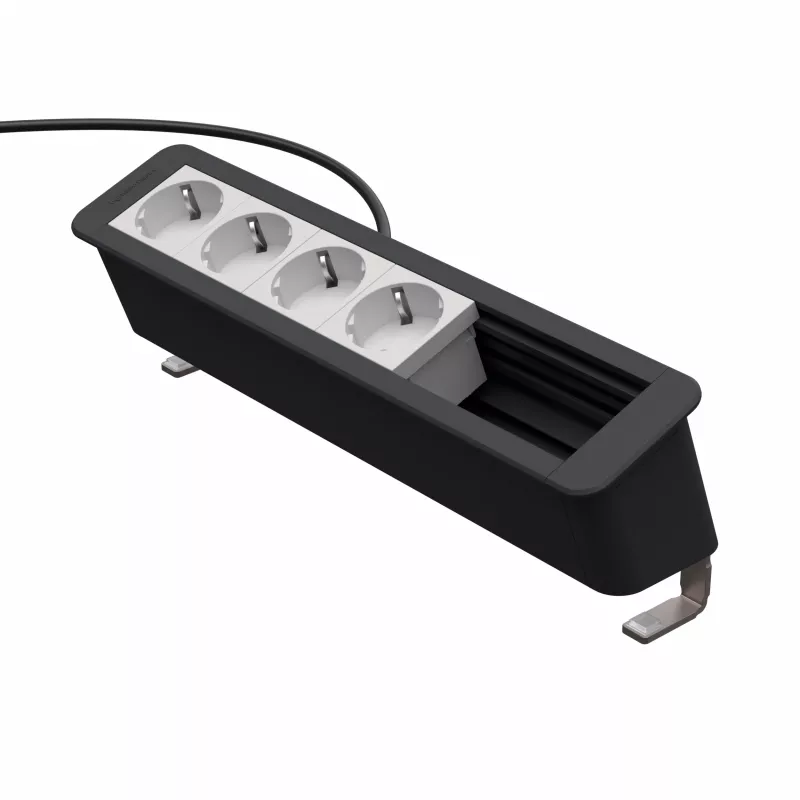 Kindermann CP Office Desk 6-Way 4 x Πάνελ σύνδεσης πρίζας ρεύματος (7550000304)