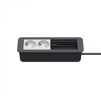 Kindermann CablePort Office Πλαίσιο 4 θέσεων 2x Πρίζα KIN 7551000202