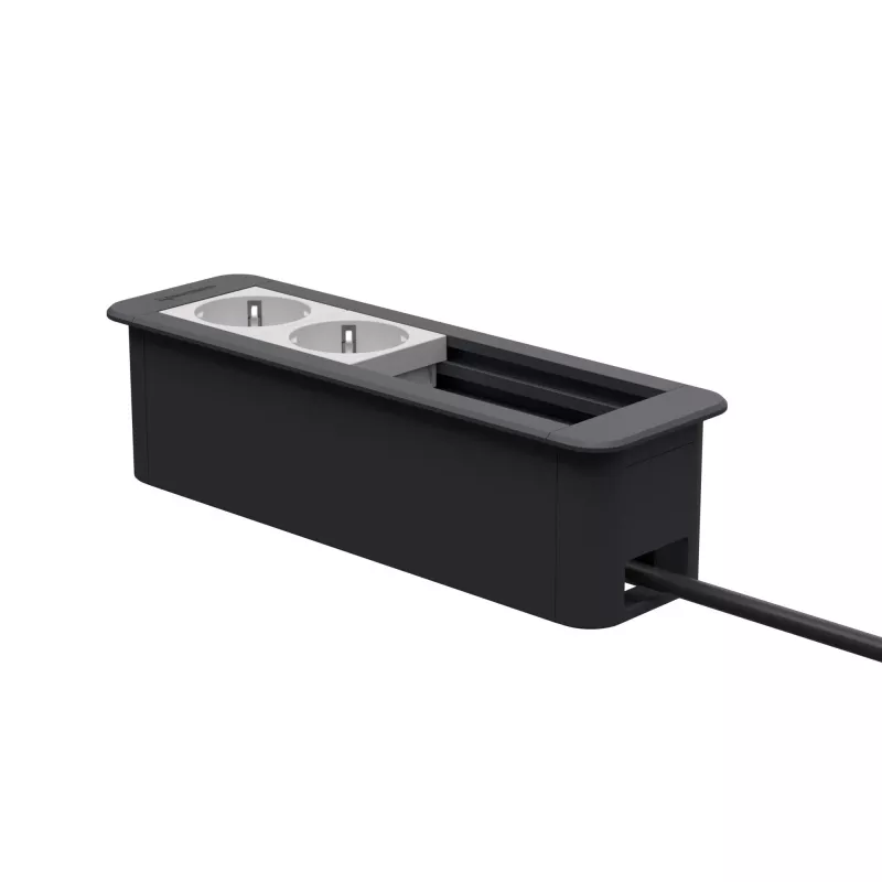 Kindermann CablePort Office Πλαίσιο 4 θέσεων 2x Πρίζα KIN 7551000202