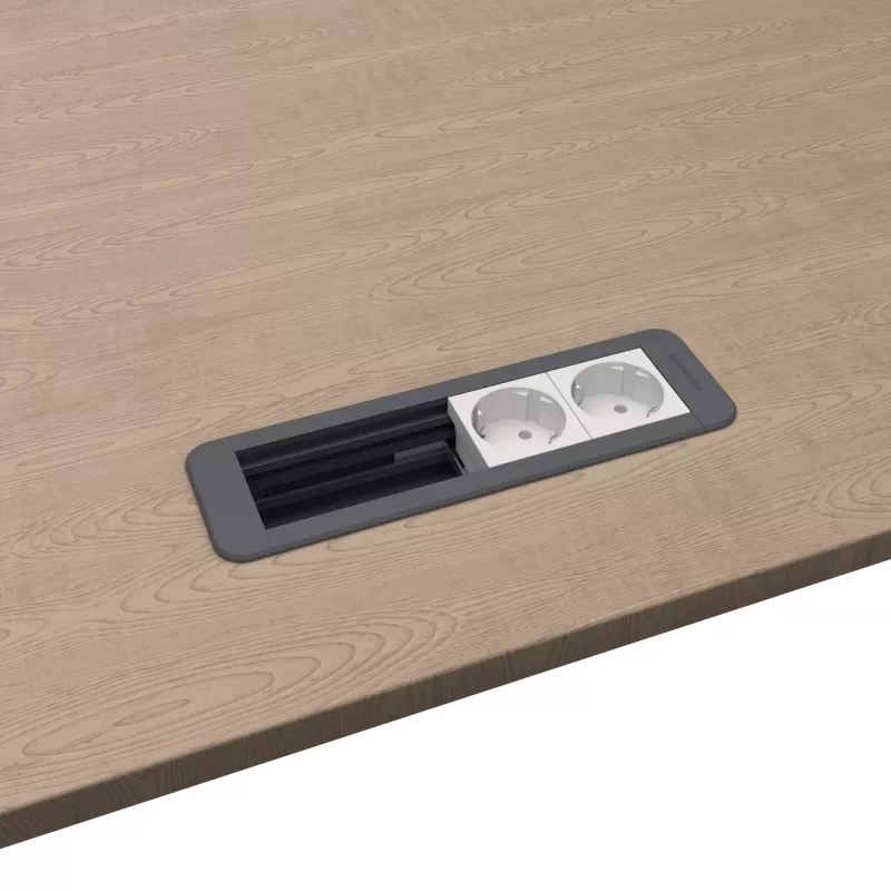 Kindermann CablePort Office Πλαίσιο 4 θέσεων 2x Πρίζα KIN 7551000202