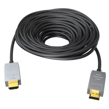 Kindermann Καλώδιο HDMI 2.0 AOC 30m Βύσμα αρσενικό σε Βύσμα αρσενικό - Ενεργό οπτικό καλώδιο HDMI - 4K UHD @ 60Hz - 18 Gbit/s - Μαύρο