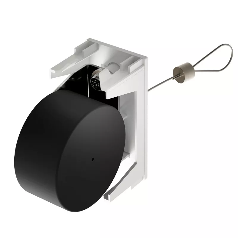 Kindermann Konnect flex 45 click Μονάδα περιέλιξης καλωδίου HDMI, 1,2 m, Μαύρο/Ασημί
