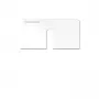 Kindermann Konnect Design Click Πρίζα Πλαίσιο Pure White RAL 9010 2-Port Keystone