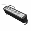 Kindermann CP Office Desk Πολύπριζο Γραφείου 5x Schuko 1x USB-A 3m Μαύρο