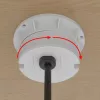 Kindermann CablePort Τραπέζι Λευκό (STS-R90-2 weiß) - Πάνελ Σύνδεσης Τραπεζιού με 2x Υποδοχές Schuko