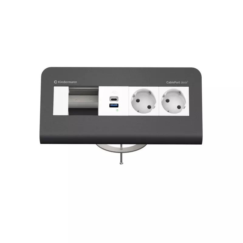 Kindermann CP desk² 80 4πλό 2x Ρεύμα USB (7430001372)