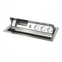Kindermann CP Standard² VA 6πλό 3x Ρεύμα, 1x USB Πάνελ Σύνδεσης Τραπεζιού