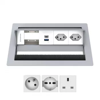 Kindermann CP Standard² 4πλό 2x Schuko/USB INT 7492IN1172