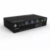 Kindermann KVM Switch 41C - 4-Port Ψηφιακός KVM Switch με DVI-D, USB, Audio, EDID-Emulation