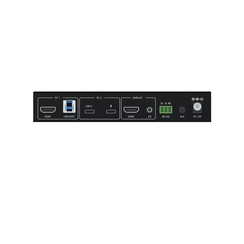 Kindermann KVM Switch 21C - 2-Port DVI-I KVM Switch με Audio και USB-Hub