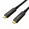 Kindermann USB-C AOC Full Feature Καλώδιο 10m αρσενικό/αρσενικό