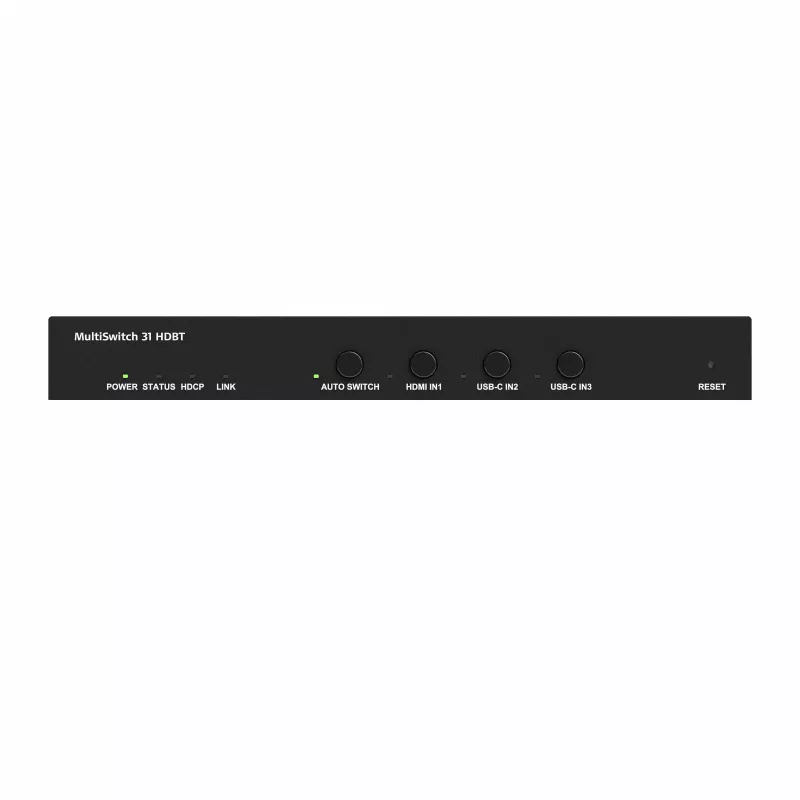 Kindermann MultiSwitch 31 HDBT 2.0 Πομπός / Presentation Switch - 3x1 USB-C & HDMI over HDBaseT - Telnet - RS-232 - 4K UHD