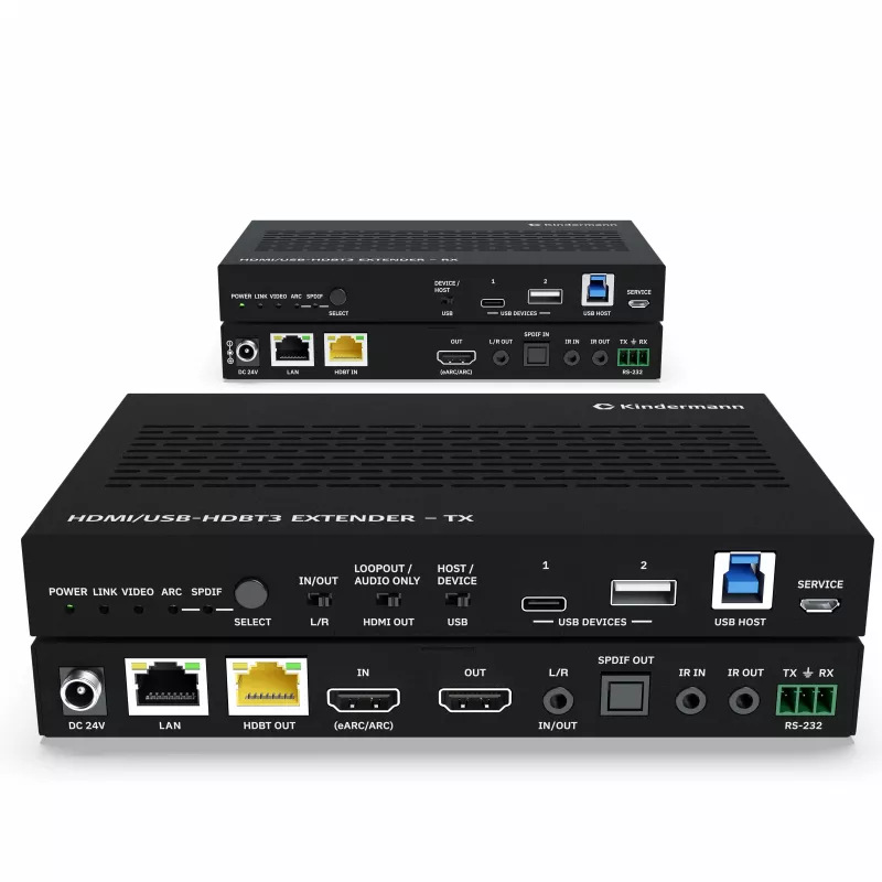 Kindermann HDMI/USB-HDBT3 Σετ Επέκτασης² (EHB100V3K)