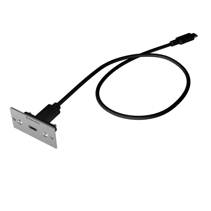 Kindermann Konnect Alu 50 USB-C USB 4 Συμβατός Σταθμός σύνδεσης