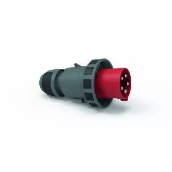 Bals Elektrotechnik βιομηχανικό βύσμα CEE 63A 5p 400V 6h IP67 βιδωτή σύνδεση δακτύλιος μπαγιονέτ κόκκινο