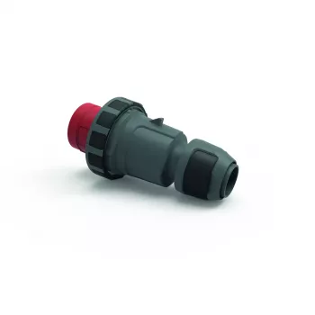 Bals Elektrotechnik βιομηχανικό βύσμα CEE 63A 5p 400V 6h IP67 βιδωτή σύνδεση δακτύλιος μπαγιονέτ κόκκινο