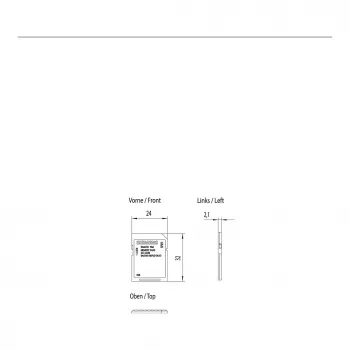 Siemens 2GB SIMATIC Secure Digital (SD) κάρτα μνήμης 6AV2181-8XP