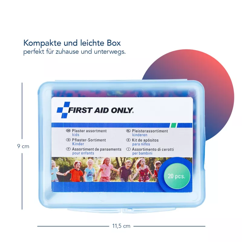 First Aid Only 20 Αυτοκόλλητα Επιθέματα Παιδικά P-10032 Αναμεμιγμένα