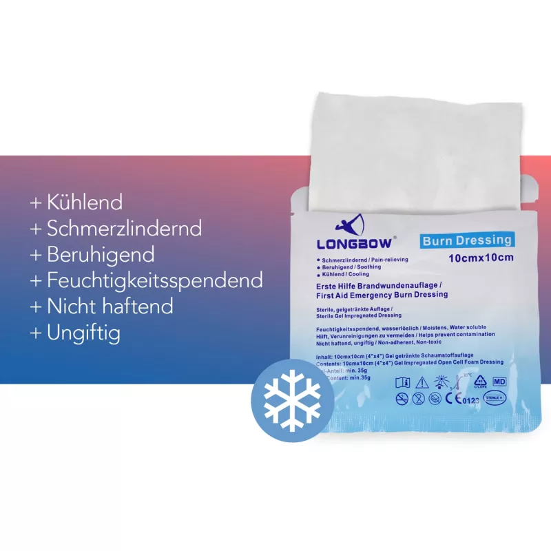 First Aid Only Επίδεσμος εγκαύματος P-91400 00 διαφανές 10 τεμ.