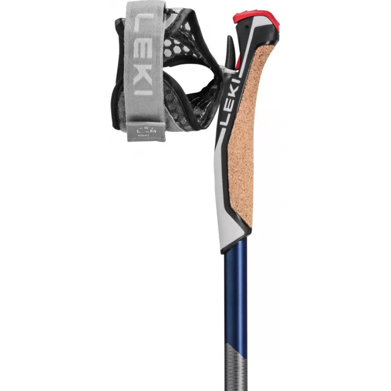 LEKI KIJE Nordic Walking Smart Flash μπλε 100 cm μπαστούνι σταθερού μήκους