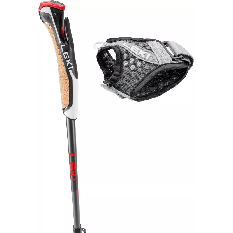 LEKI KIJE Nordic Walking Instructor Lite κόκκινο