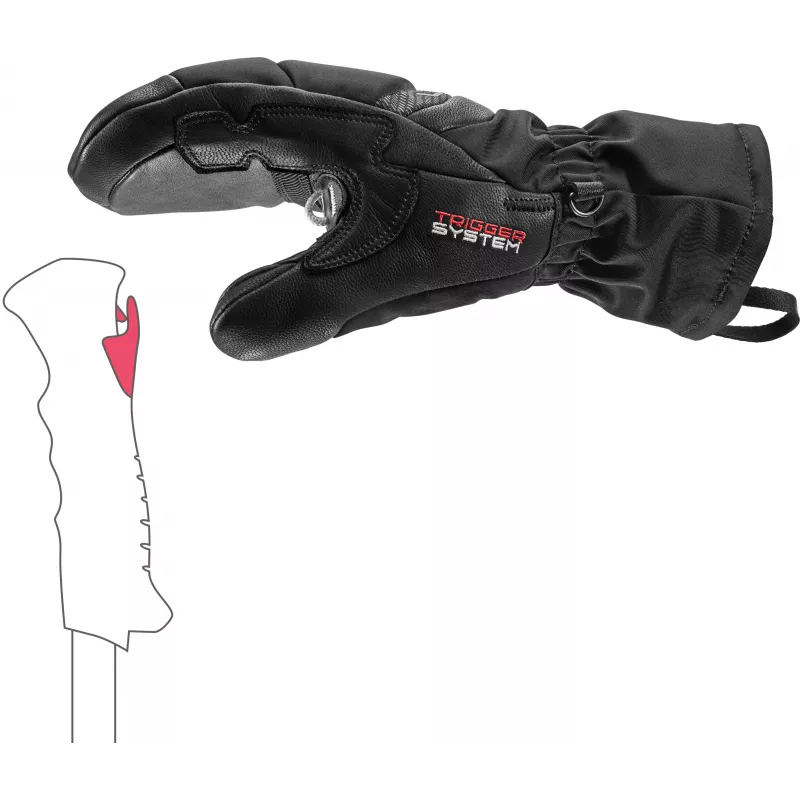 LEKI Griffin Base 3D Women γάντια σκι μέγεθος 6.5 μαύρο