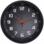 Technoline WT 8972 ρολόι τοίχου - quartz - αναλογικό - λευκό καντράν - μαύρο πλαίσιο - 25,5 cm