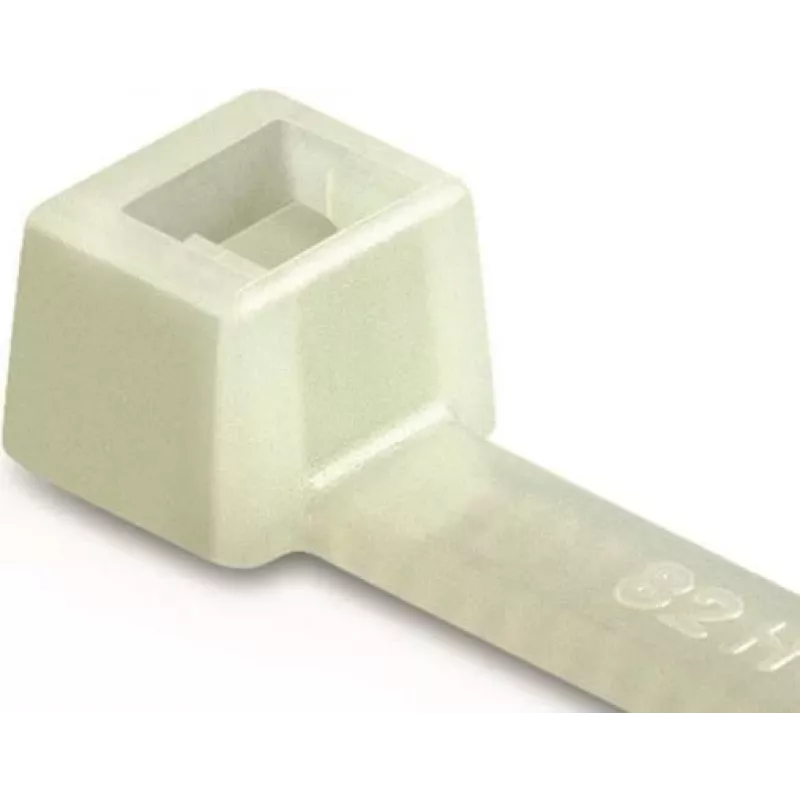 HellermannTyton T80I-PA66-NA-C1 διαφανή δεματικά καλώδίων, 300 x 4,7 mm, 100 τεμ.
