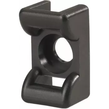 HellermannTyton KR6G5-PA66-BK (100) Βάση στερέωσης με βίδα για δεματικές ταινίες, Μαύρο, 100 τεμ.