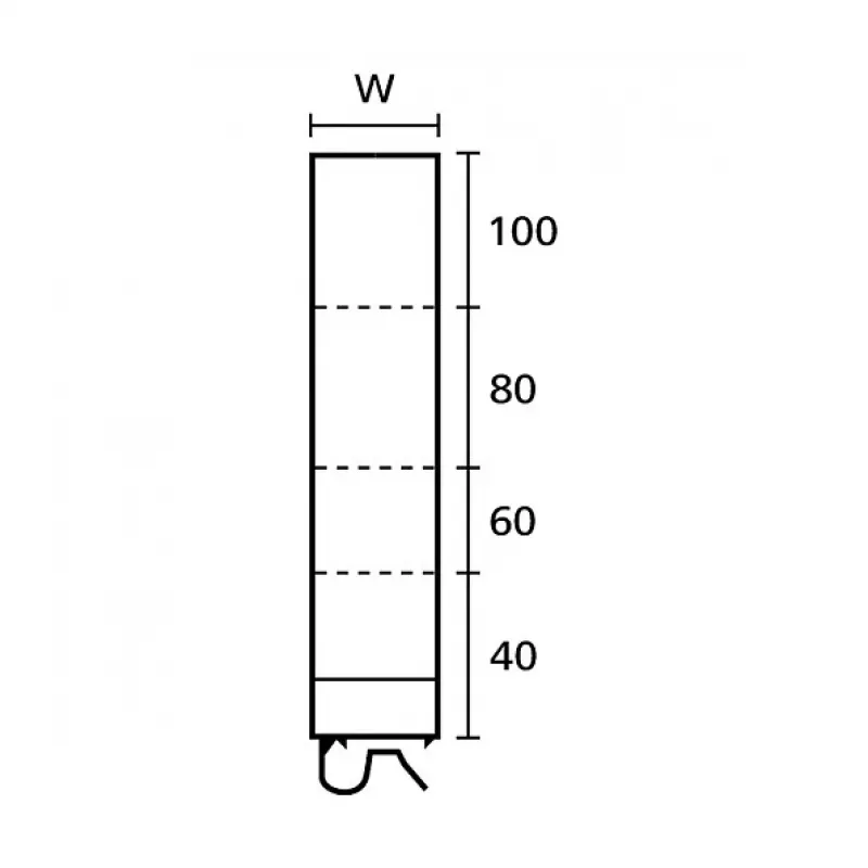 HellermannTyton 181-10020 βάση δεματικών - μαύρη - ABS - 14 mm