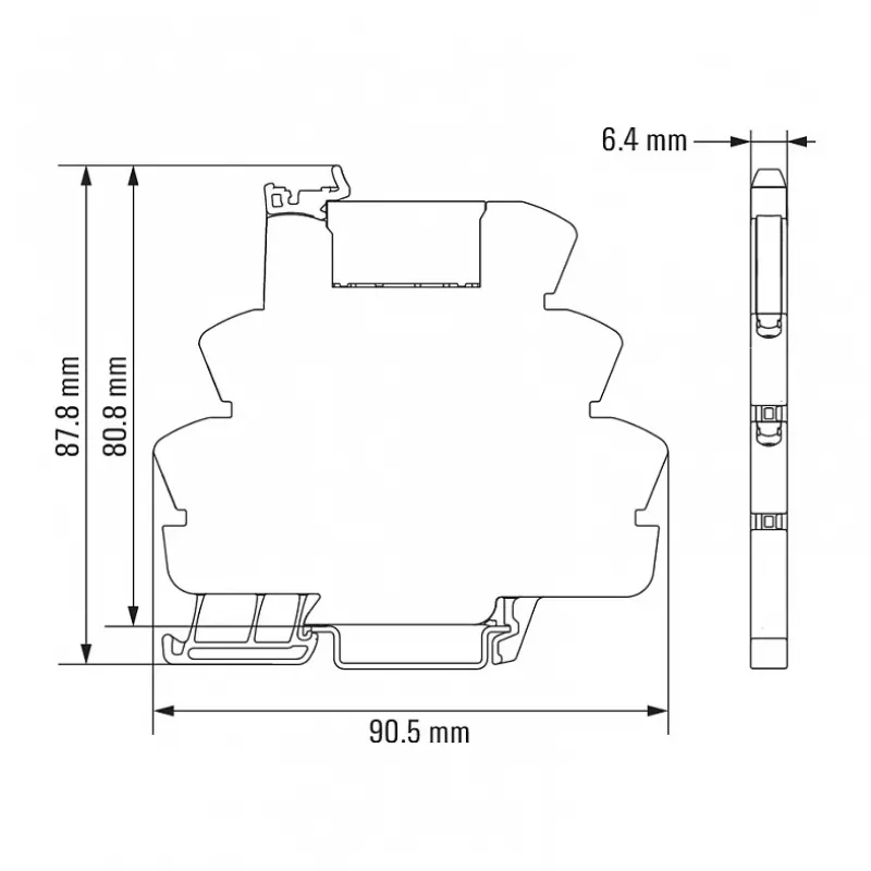 Weidmüller TRZ 24VDC 1CO συζευκτής ρελέ, 24 V DC, 6 A