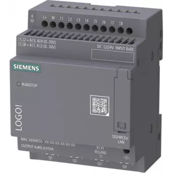 Siemens LOGO! 12/24 RCEo μονάδα λογικής 6ED1052-2MD08-0BA3
